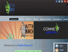 Tablet Screenshot of myfaithchurch.com